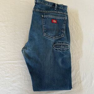 Dickies | Denim Jeans | Stonewash Blue | Distressed | Men’s | 40x30
